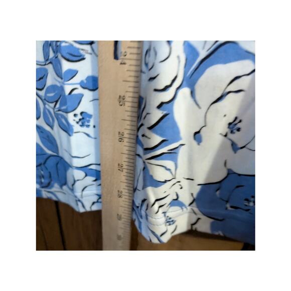 Basic Editions Woman Shirt Plus Size 4X XXXX Floral Top Tunic Blouse Flowers New - Picture 8 of 9